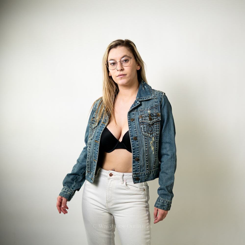 Vintage Y2K Archangel Denim Jean Jacket - M - Picture 7 of 10
